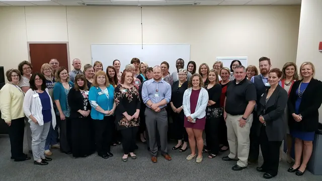 Group photograph after a training event